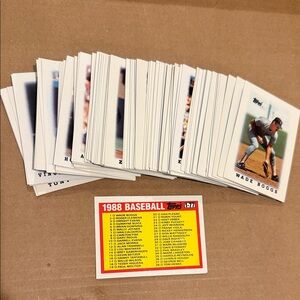 Topps Baseball Card Lot - 1988